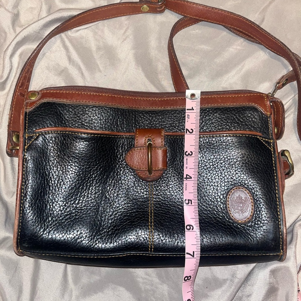Liz Claiborne Black and Brown Crossbody Bag - Picture 4 of 6
